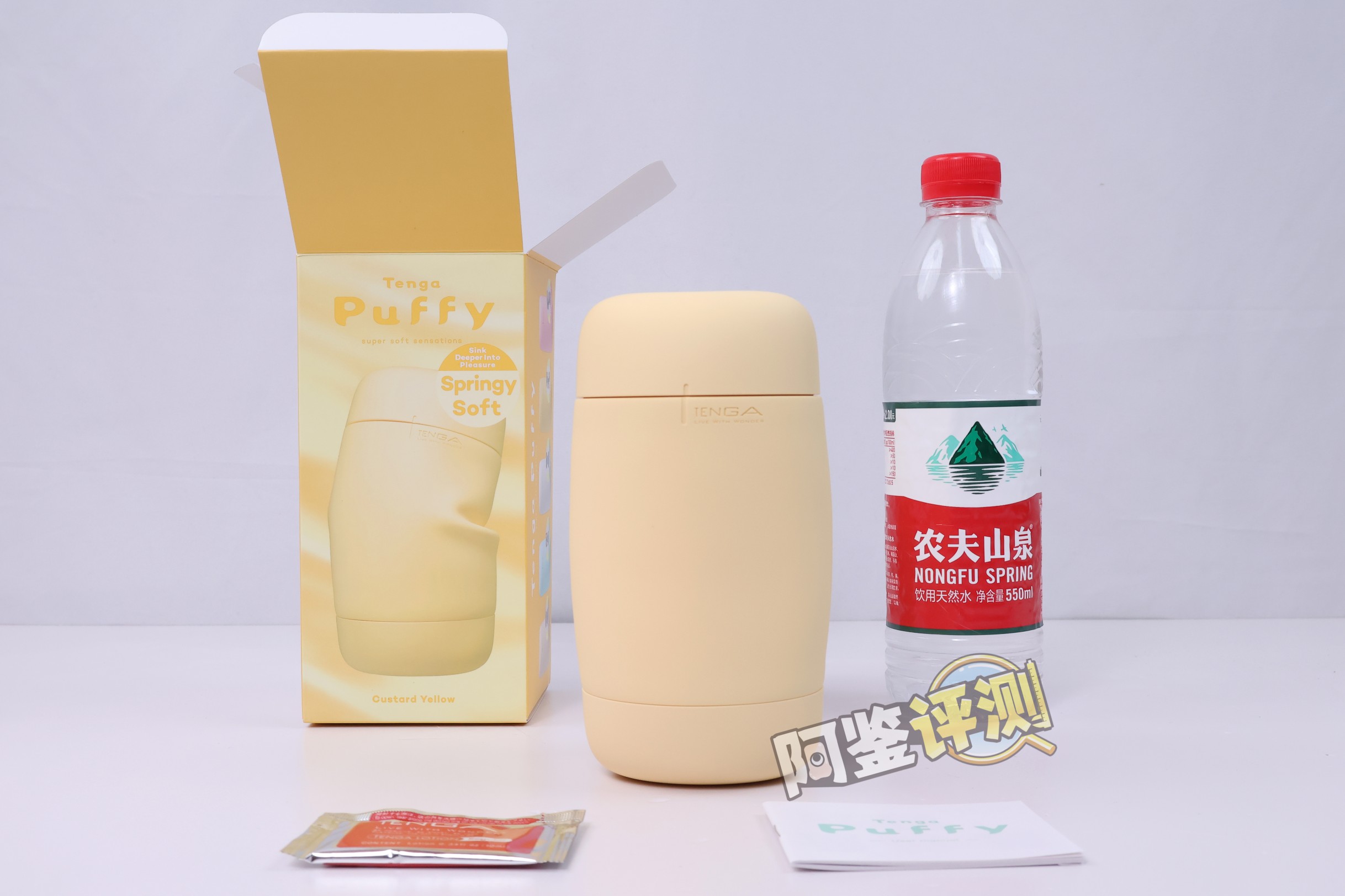 TENGA——“puffy（草莓粉/蛋奶黄）”评测！让人满头问号的奇葩设计，评测生涯至今吃过最精致的一坨使