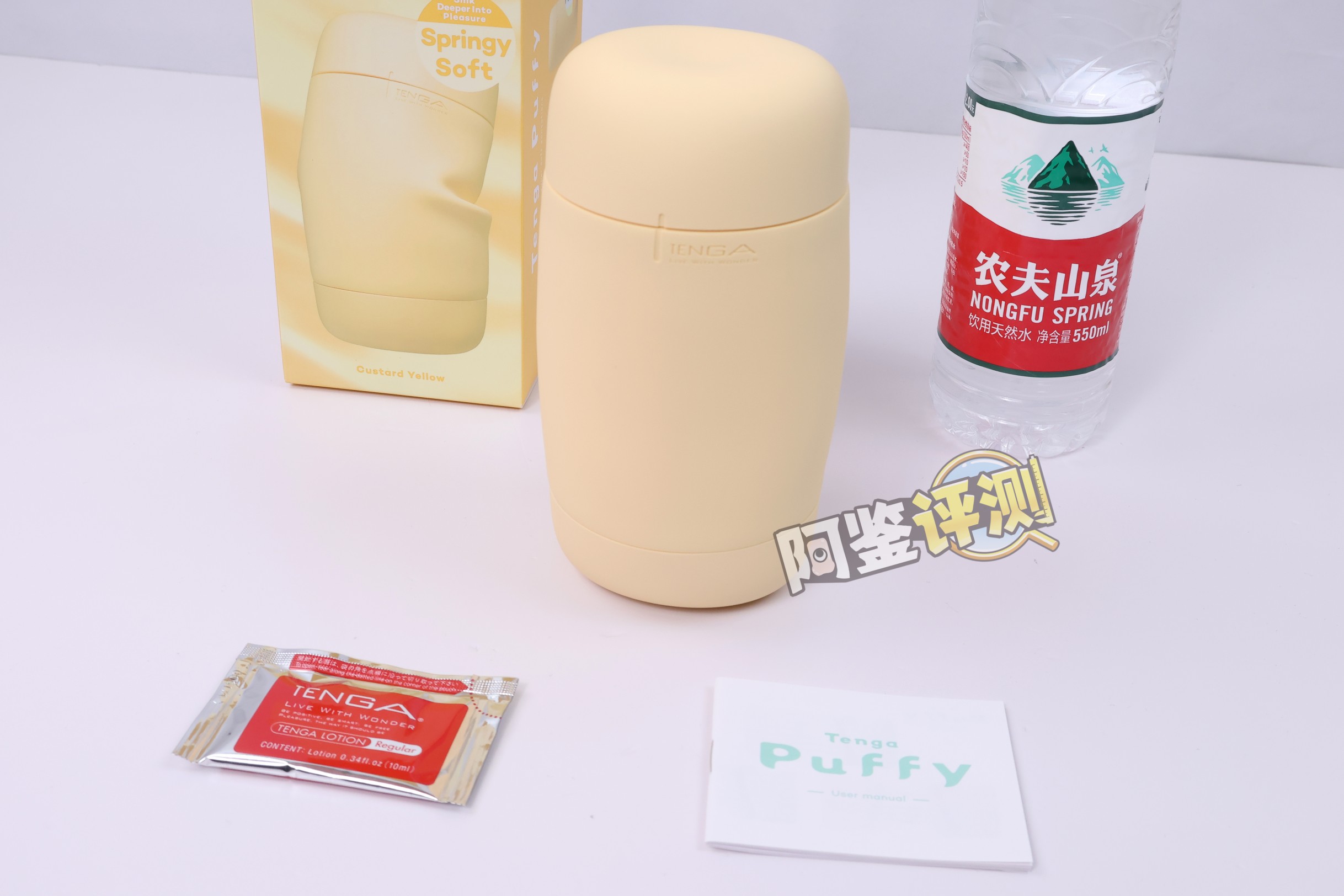 TENGA——“puffy（草莓粉/蛋奶黄）”评测！让人满头问号的奇葩设计，评测生涯至今吃过最精致的一坨使